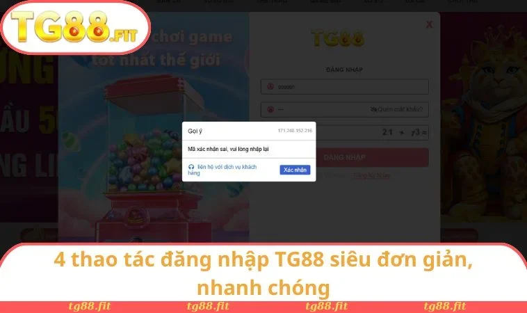 4 thao tác đăng nhập TG88 siêu đơn giản và nhanh chóng