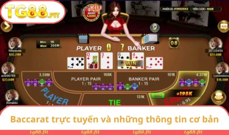 Baccarat Trực Tuyến - Hướng Dẫn Cách Chơi Chi Tiết Từ A - Z 1 Baccarat trực tuyến và những thông tin cơ bản
