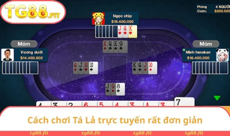 Cách Chơi Tá Lả Chi Tiết Từ A - Z Cho Người Mới Bắt Đầu 1 Cách chơi Tá Lả trực tuyến rất đơn giản