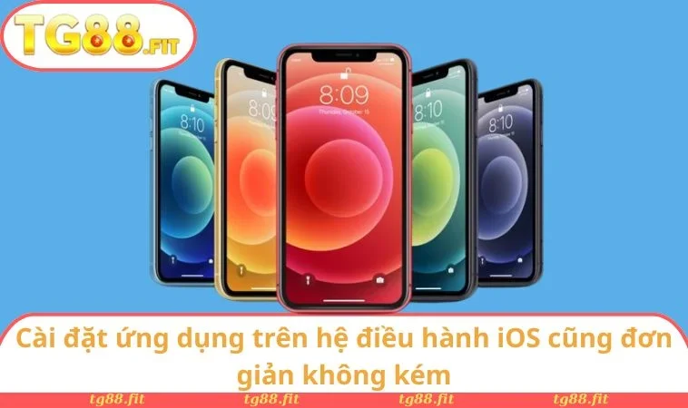 Cài đặt ứng dụng trên hệ điều hành iOS cũng đơn giản không kém