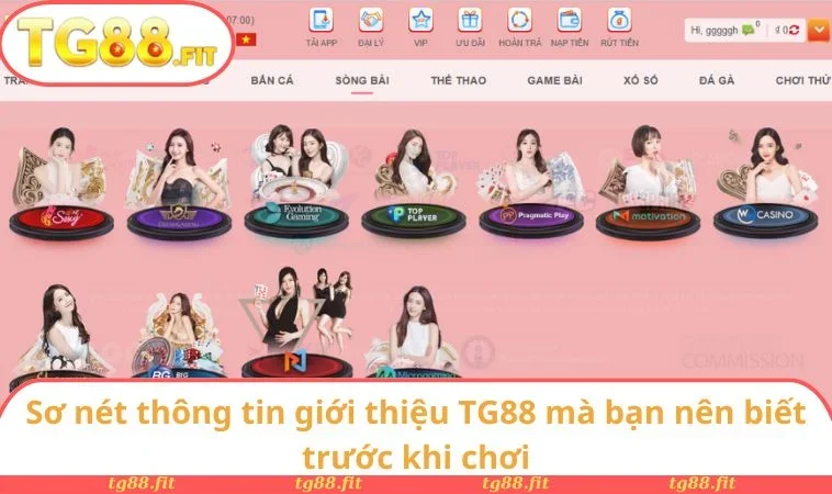 Sơ nét thông tin giới thiệu TG88 mà bạn nên biết trước khi chơi