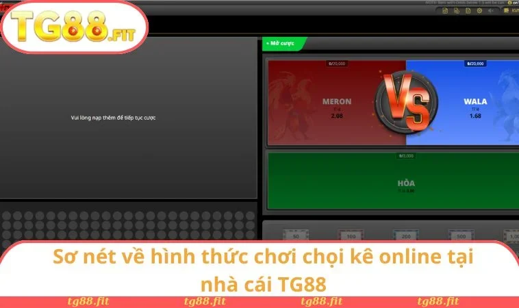 Sơ nét về hình thức chơi chọi kê online tại nhà cái TG88