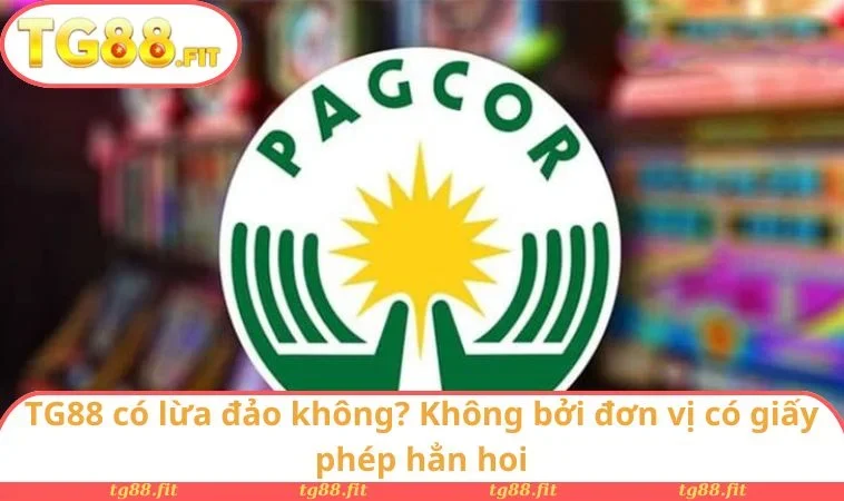TG88 có lừa đảo không? Không bởi đơn vị có giấy phép hẳn hoi